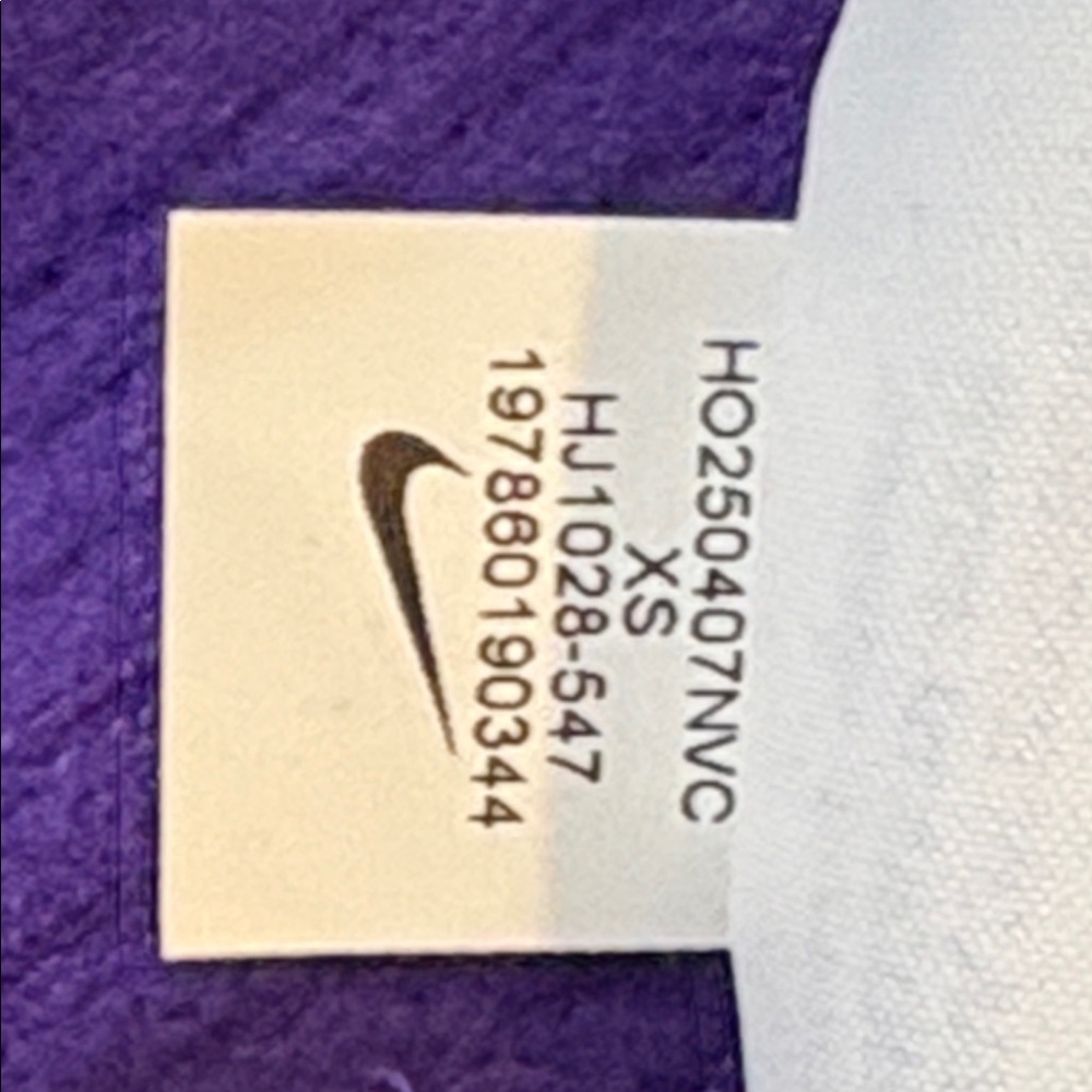 Nike Kobe Kids Purple and Yellow Hoodie size extra small new tags - Picture 14 of 16